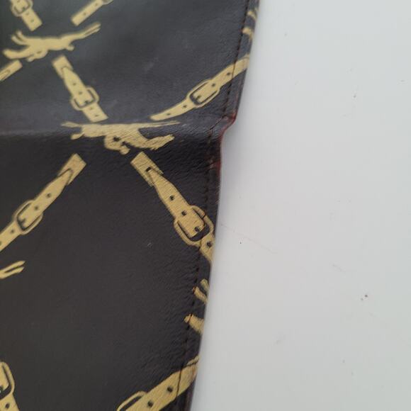 Longchamp Unisex Wallet Brown Bifold Soft Leather Folding Long Vintage Designer - Picture 9 of 10